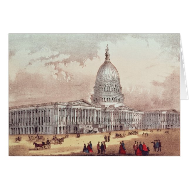 Staat-Hauptstadt, Washington DC (Vorderseite (Horizontal))