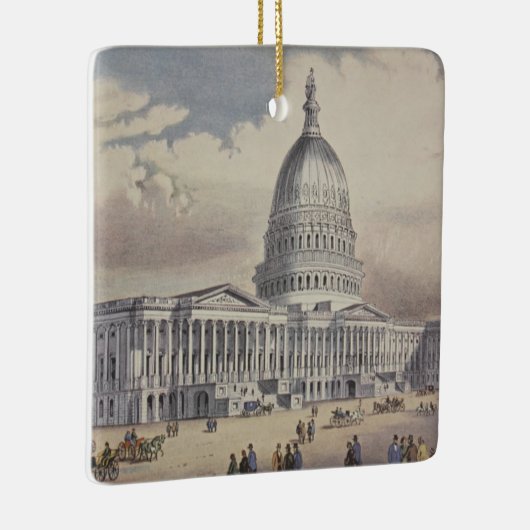 Staat-Hauptstadt Washinton DC Keramikornament (Rechts)