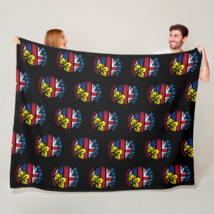 STAAT HAWAII ALOHA FLEECEDECKE
