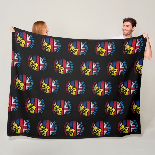 STAAT HAWAII ALOHA FLEECEDECKE (Beispiel)