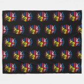 STAAT HAWAII ALOHA FLEECEDECKE (Vorderseite (Horizontal))