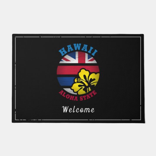 STAAT HAWAII ALOHA FUßMATTE (Vorderseite)