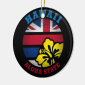 STAAT HAWAII ALOHA KERAMIK ORNAMENT (Links)