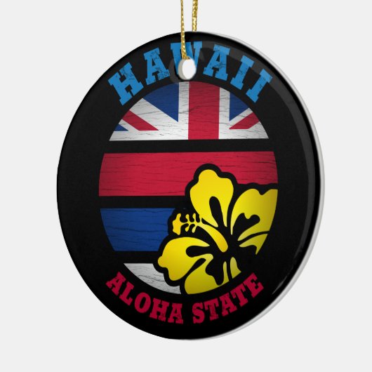STAAT HAWAII ALOHA KERAMIK ORNAMENT (Links)