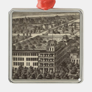 Staat-Hotel, Atlantic City, NJ Silbernes Ornament