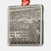 Staat-Hotel, Atlantic City, NJ Silbernes Ornament (Links)