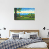 Staat Hwy Landschaftliche Sicht auf den Owasco See Leinwanddruck (Insitu (Schlafzimmer))