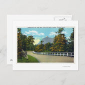 Staat Hwy Sicht auf den Weg zum Berg Postkarte (Vorne/Hinten)