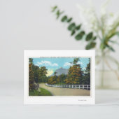 Staat Hwy Sicht auf den Weg zum Berg Postkarte (Stehend Vorderseite)
