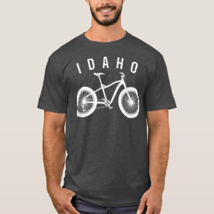Staat Idaho Karte Fatbike Teatro Sociale Bellinzon T-Shirt