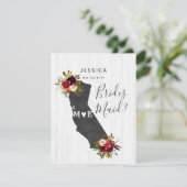 Staat in Kalifornien Einladung (Stehend Vorderseite)