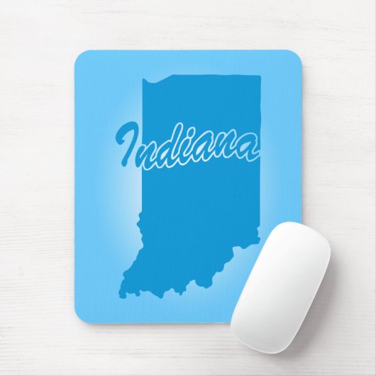 Staat Indiana Mousepad (Mit Mouse)