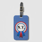 Staat initialisiert Gepäckmarke Gepäckanhänger (Vorderseite Vertikal)