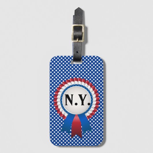 Staat initialisiert Gepäckmarke Gepäckanhänger (Vorderseite Vertikal)