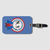 Staat initialisiert Gepäckmarke Gepäckanhänger (Vorderseite (Horizontal))