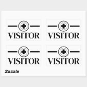 Staat-Institution Rechteckiger Aufkleber (Blatt)