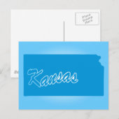 Staat Kansas Postcard Postkarte (Vorne/Hinten)