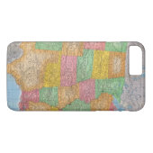 Staat-Karte 3 Case-Mate iPhone Hülle (Rückseite (Horizontal))