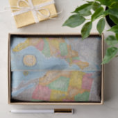 Staat-Karte 3 Seidenpapier (Geschenk)