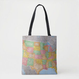 Staat-Karte 3 Tasche