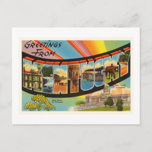 Staat Kentucky KY Alte Jahrgang Reise Souvenir Postkarte