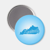 Staat Kentucky Magnet (Vorderseite/Rückseite)