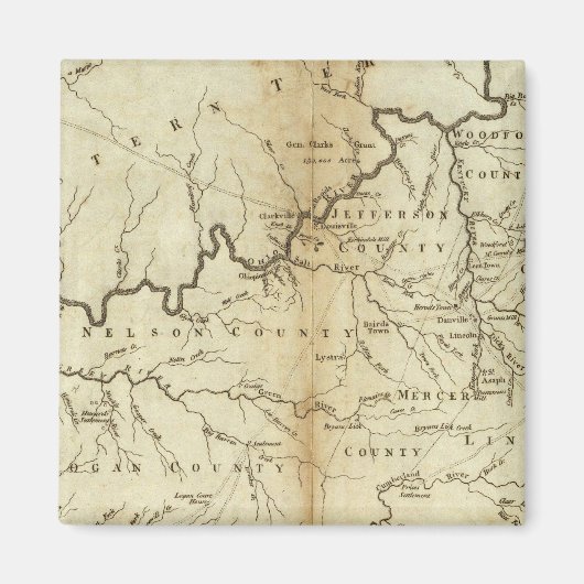 Staat Kentucky Magnet (Vorne)