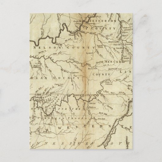 Staat Kentucky Postkarte (Vorderseite)