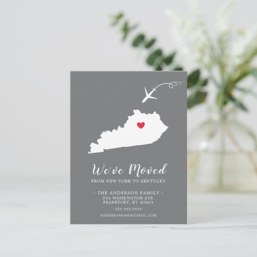 Staat KENTUCKY Postkarte verschieben (Stehend Vorderseite)