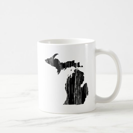 Staat-Kontur in Michigan Kaffeetasse (Rechts)