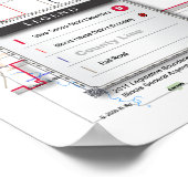 Staat Legislative Distrikte - Nordost-Illinois Poster (Ecke)