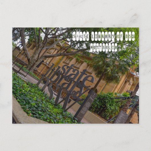 Staat Library of NSW in Sydney Australien Postkarte (Vorderseite)