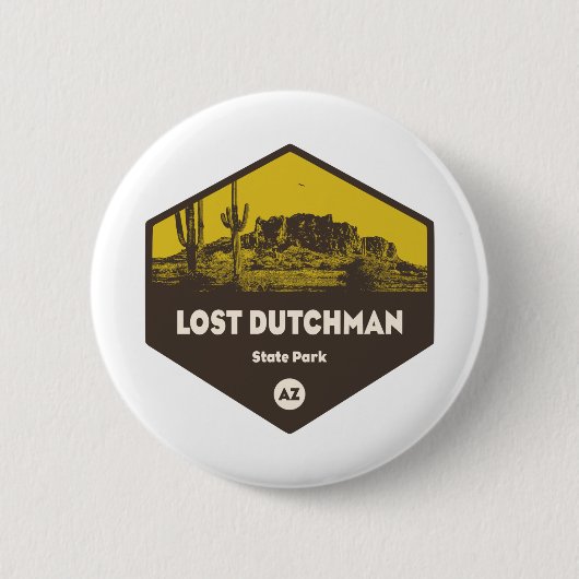 Staat Lost Dutchman Park Arizona Button (Vorderseite)
