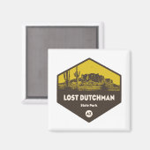 Staat Lost Dutchman Park Arizona Magnet (Vorderseite/Rückseite)