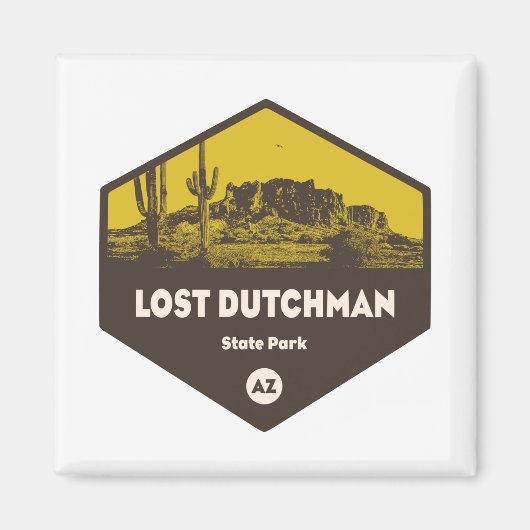 Staat Lost Dutchman Park Arizona Magnet (Vorne)