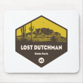 Staat Lost Dutchman Park Arizona Mousepad (Vorne)