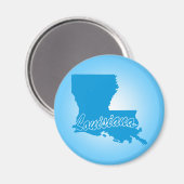 Staat Louisiana Magnet (Vorderseite/Rückseite)