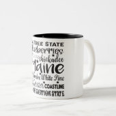 Staat/Maine Zweifarbige Tasse (VorderseiteRechts)