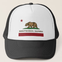 Staat Manhattan Beach Kalifornien Flagge