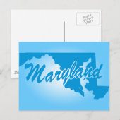 Staat Maryland Postkarte (Vorne/Hinten)