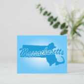 Staat Massachusetts Postkarte (Stehend Vorderseite)