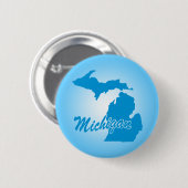 Staat Michigan Button (Vorne & Hinten)
