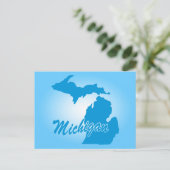 Staat Michigan Postkarte (Stehend Vorderseite)
