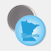 Staat Minnesota Magnet (Vorderseite/Rückseite)