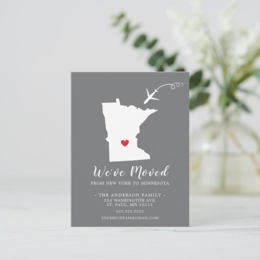 Staat MINNESOTA Postkarte verschieben (Stehend Vorderseite)