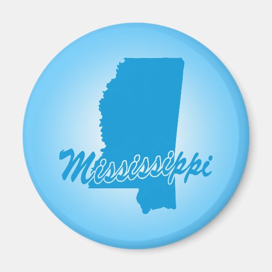 Staat Mississippi Magnet (Vorne)