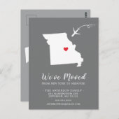Staat MISSOURI Post Card verschieben Postkarte (Vorne/Hinten)
