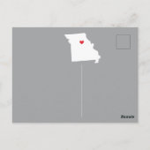Staat MISSOURI Post Card verschieben Postkarte (Rückseite)