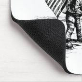 Staat-Mond-Landung Mousepad (Ecke)