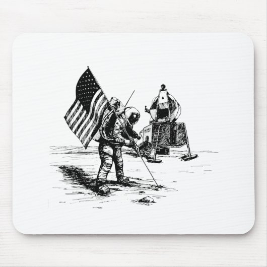Staat-Mond-Landung Mousepad (Vorne)
